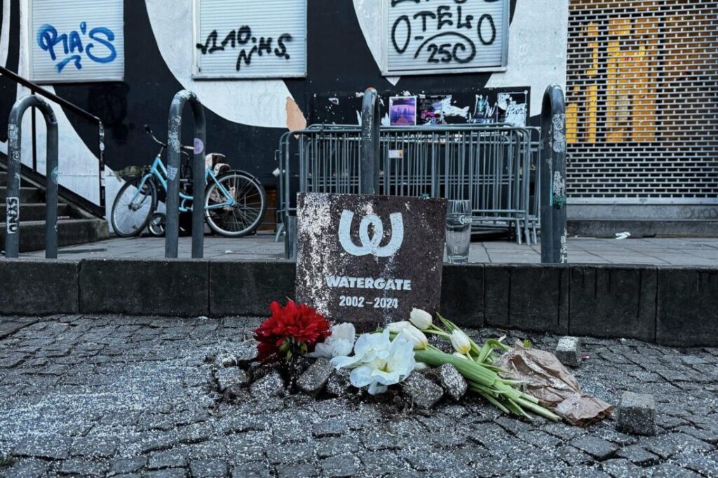 Gravestone Placed Outside Berlin’s Iconic Late Watergate Nightclub